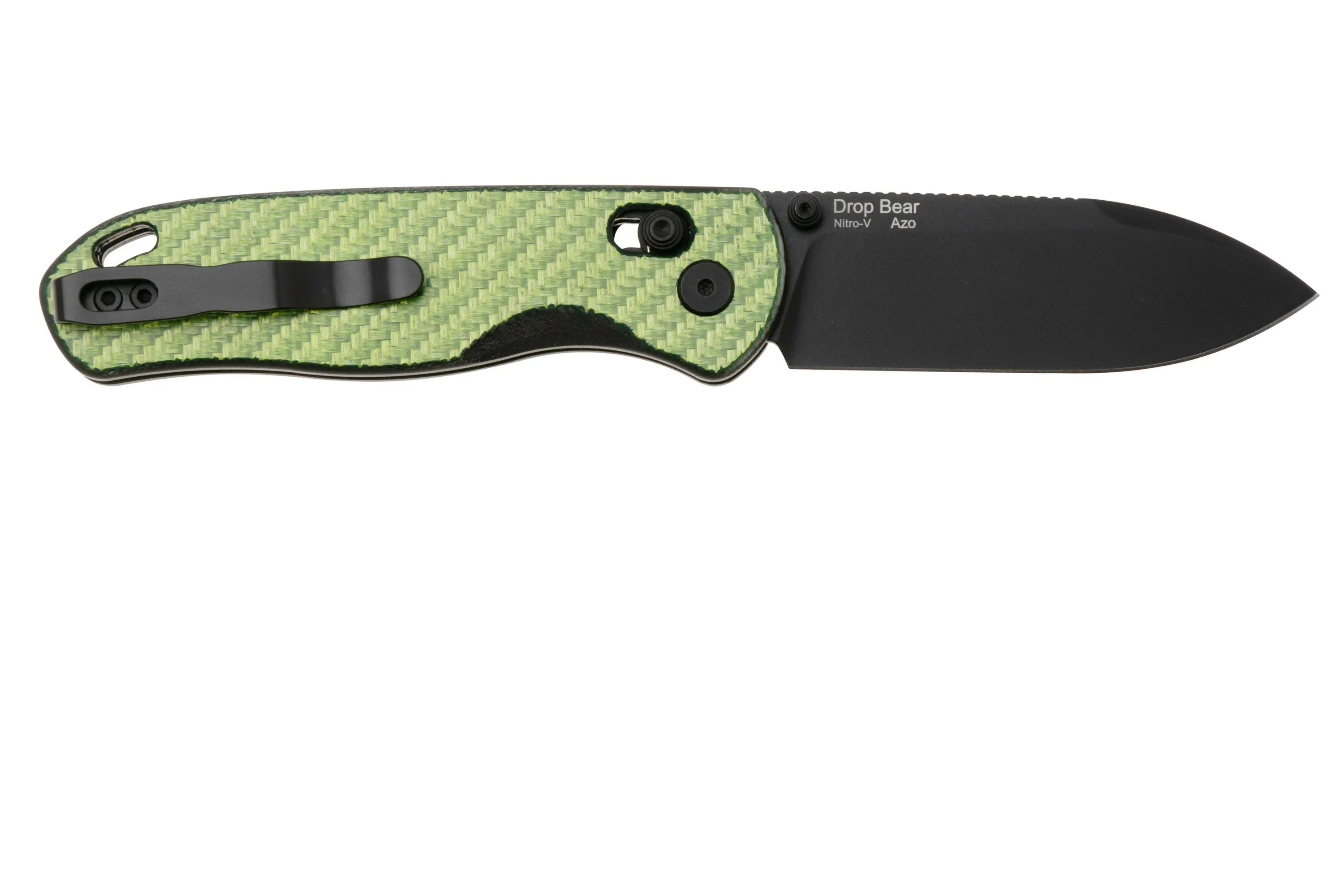 Kizer Vanguard Drop Bear V3619A4 Black Nitro V, G10 Green Carbon Fiber, navaja, Azo design