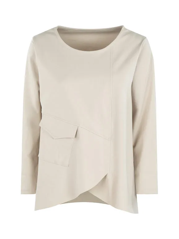 Solada Camiseta mujer oversize con bolsillo