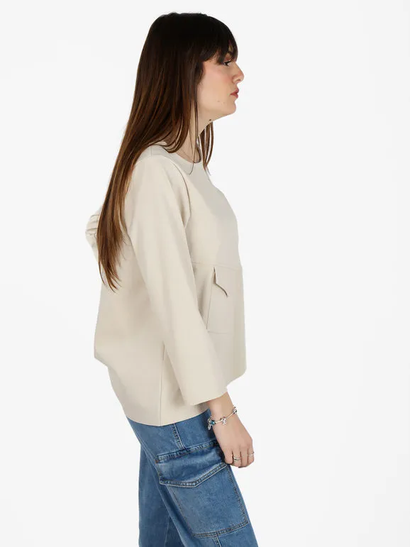 Solada Camiseta mujer oversize con bolsillo